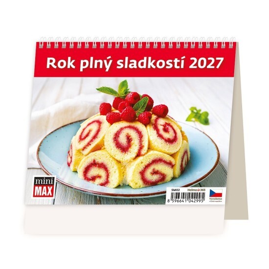 Helma 365 Stolní kalendář 2027 - MiniMax Rok plný sladkostí - SM02-27 - Helma 365 Recepty Recepty 10