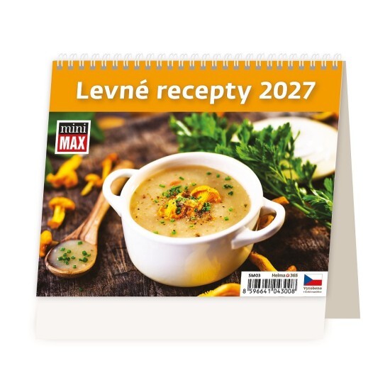 Helma 365 Stolní kalendář 2027 - MiniMax Levné recepty - SM03-27 - Helma 365 Recepty Recepty 10