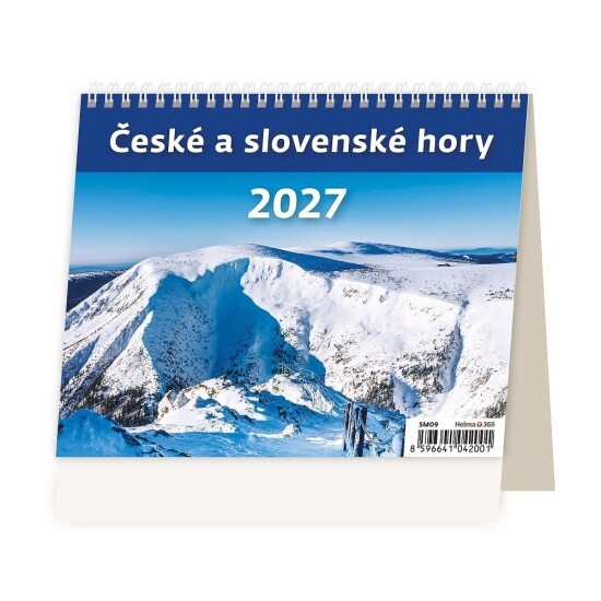 Helma 365 Stolní kalendář 2027 - MiniMax České a Slovenské hory - SM09-27 - Helma 365 Příroda Příroda 10
