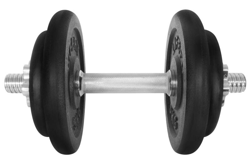 Lifefit Činka nakládací jednoruční 17 kg 30mm tyč/4x kotouč
