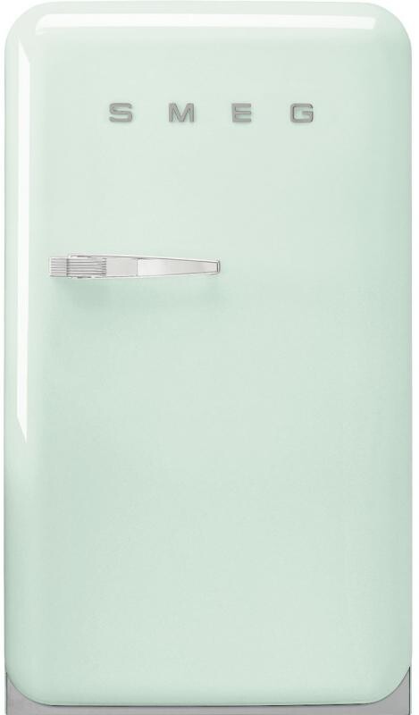 SMEG FAB10RPG6 Lednice 50's Retro Style, pravá, pastelově zelená, 105 + 17 l