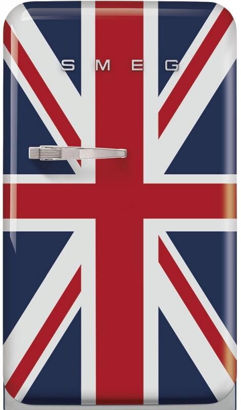SMEG FAB10RDUJ6 Lednice 50's Retro Style, pravá, Union Jack, 105 + 17 l