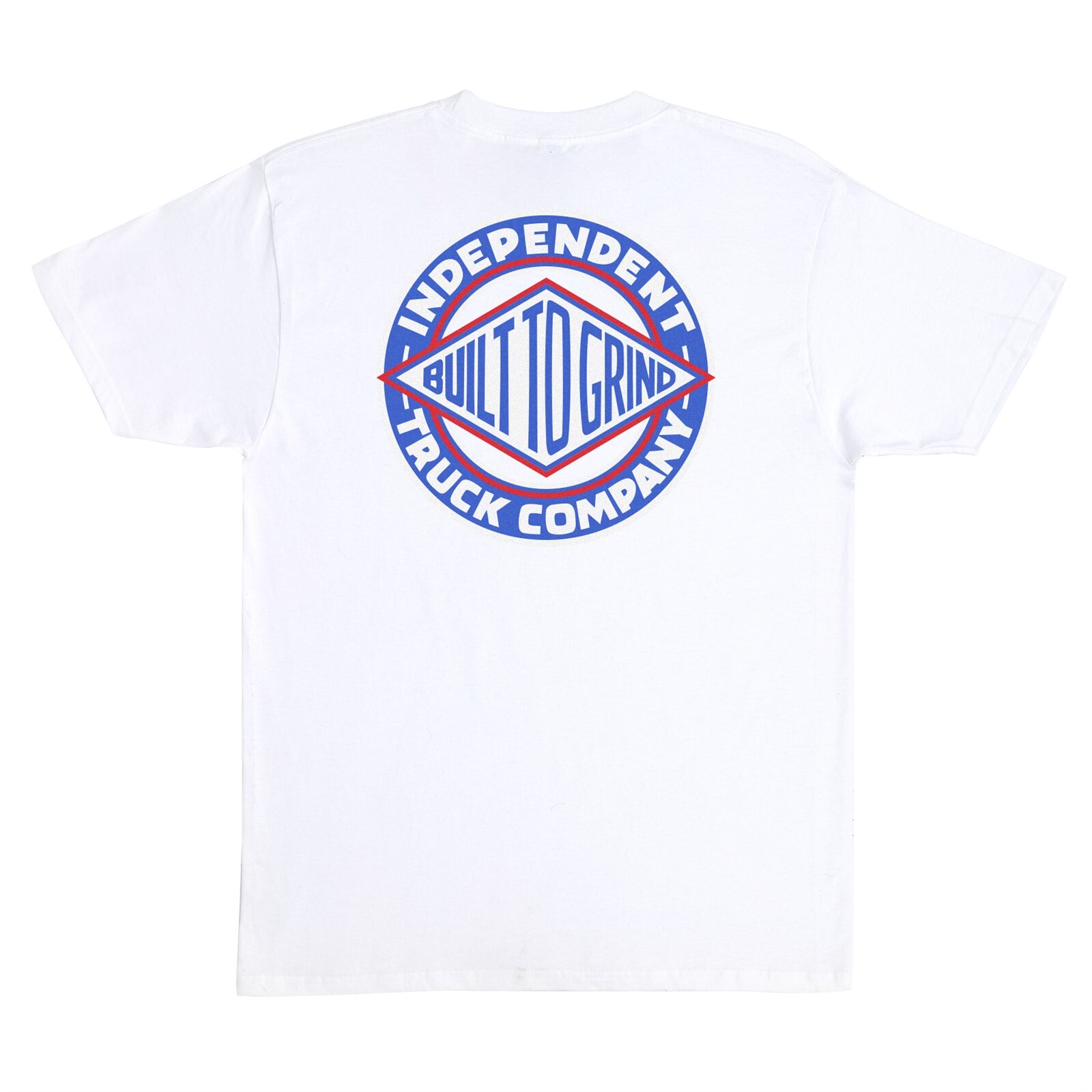 triko INDEPENDENT - BTG Summit S/S Heavyweight White w/Blue/Red (160010) velikost: XXL