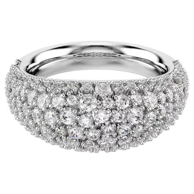 Swarovski Výrazný prsten s čirými Swarovski Zirconia Sublima 5737595 55 mm
