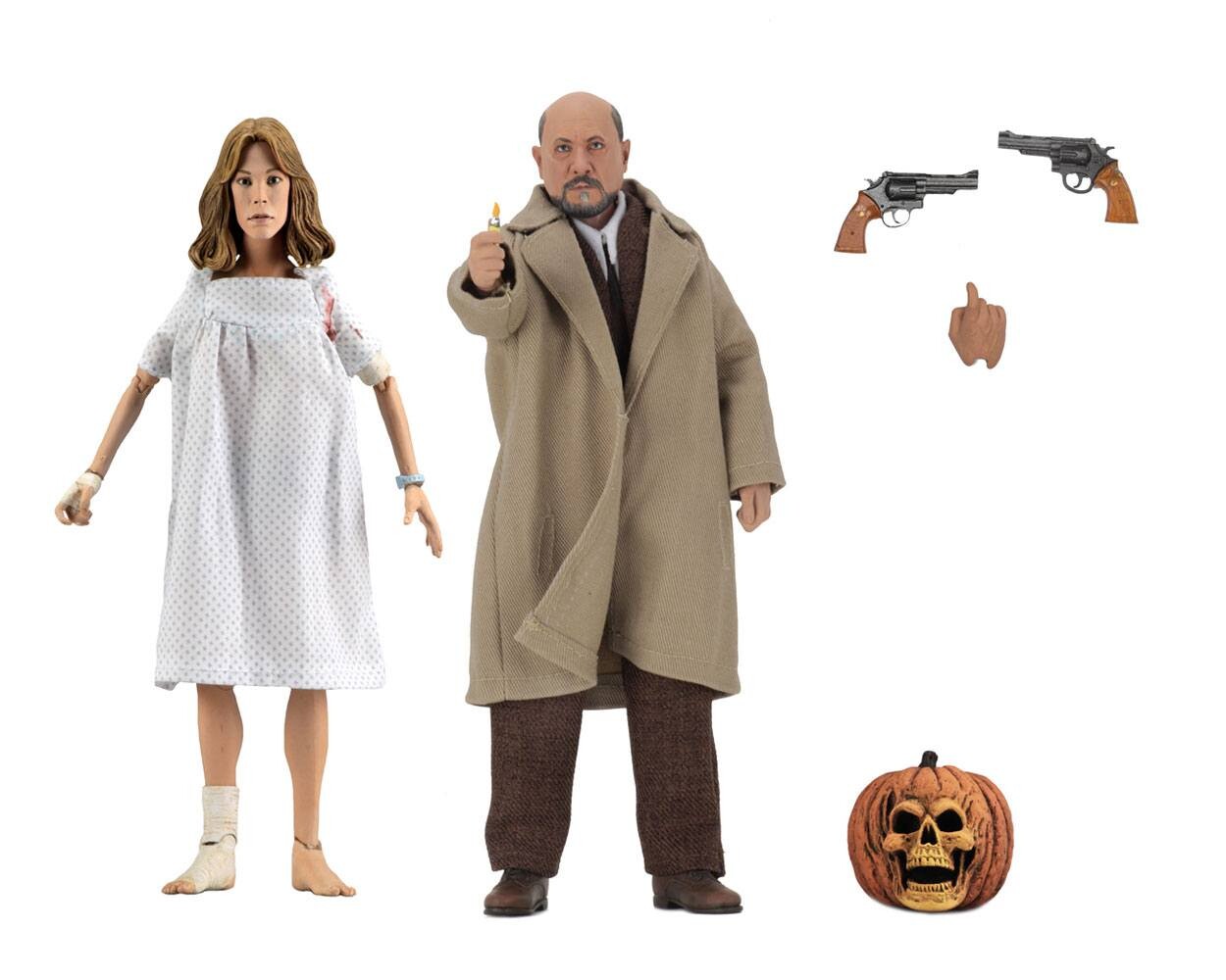 NECA | Halloween 2 - sběratelské figurky Doctor Loomis & Laurie Strode 20 cm