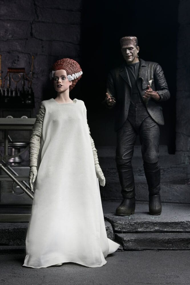 NECA | Universal Monsters - sběratelské figurky Bride of Frankenstein The Monster & His Mate (90th Anniversary) 18 cm