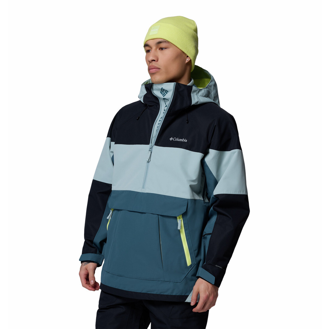 Pánská lyžařská bunda Columbia Coreshot™ Shell Anorak Velikost: XXL / Barva: zelená/černá