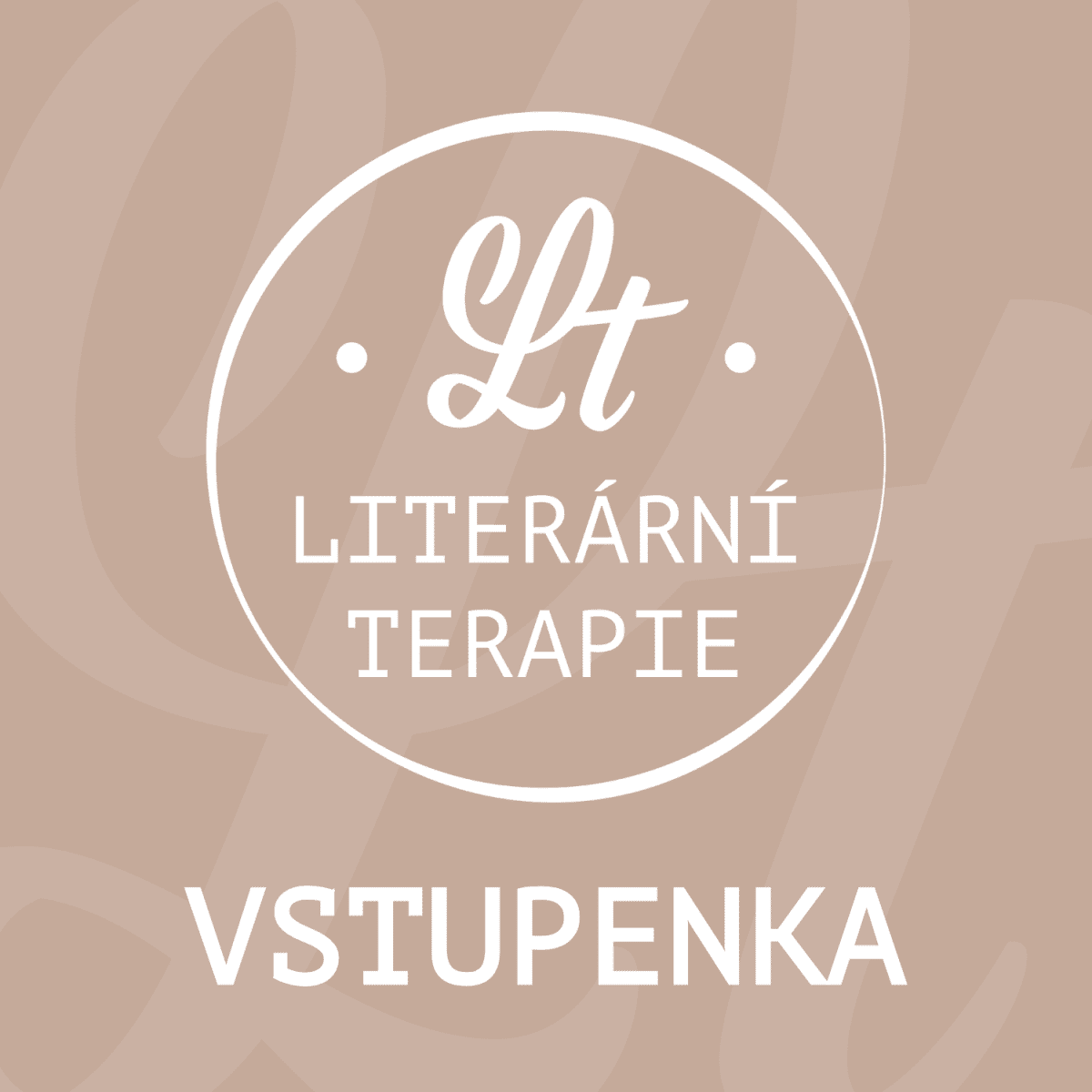Vstupenka na osmý večer Literární terapie
