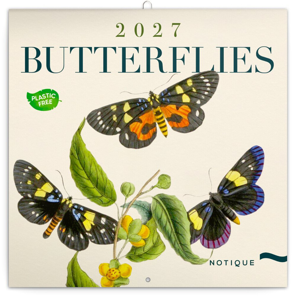 Poznámkový kalendář Motýli 2027