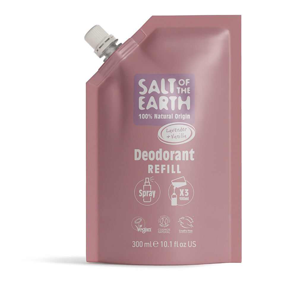 SALT OF THE EARTH Náplň deodorant spray lavender & vanilla 300 ml