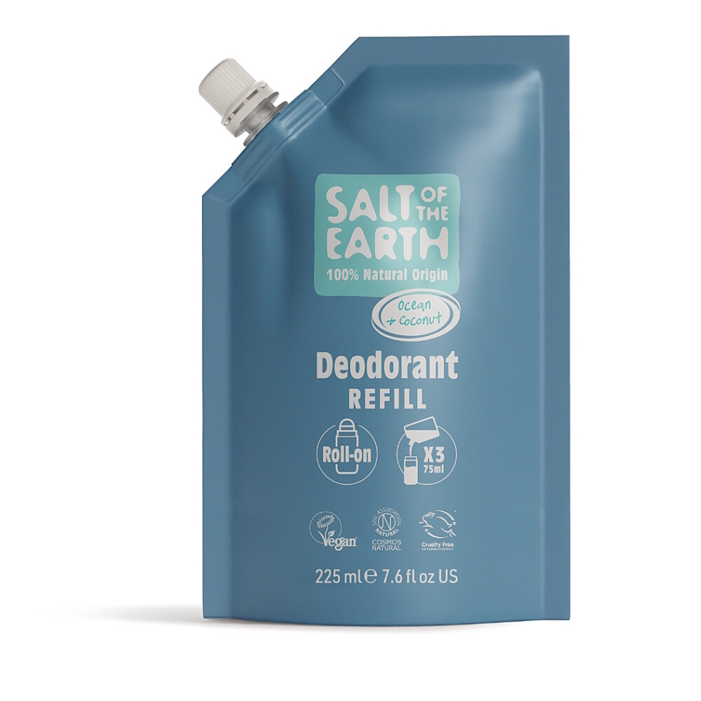 SALT OF THE EARTH Náplň přírodní deo roll-on ocean & coconut 225 ml