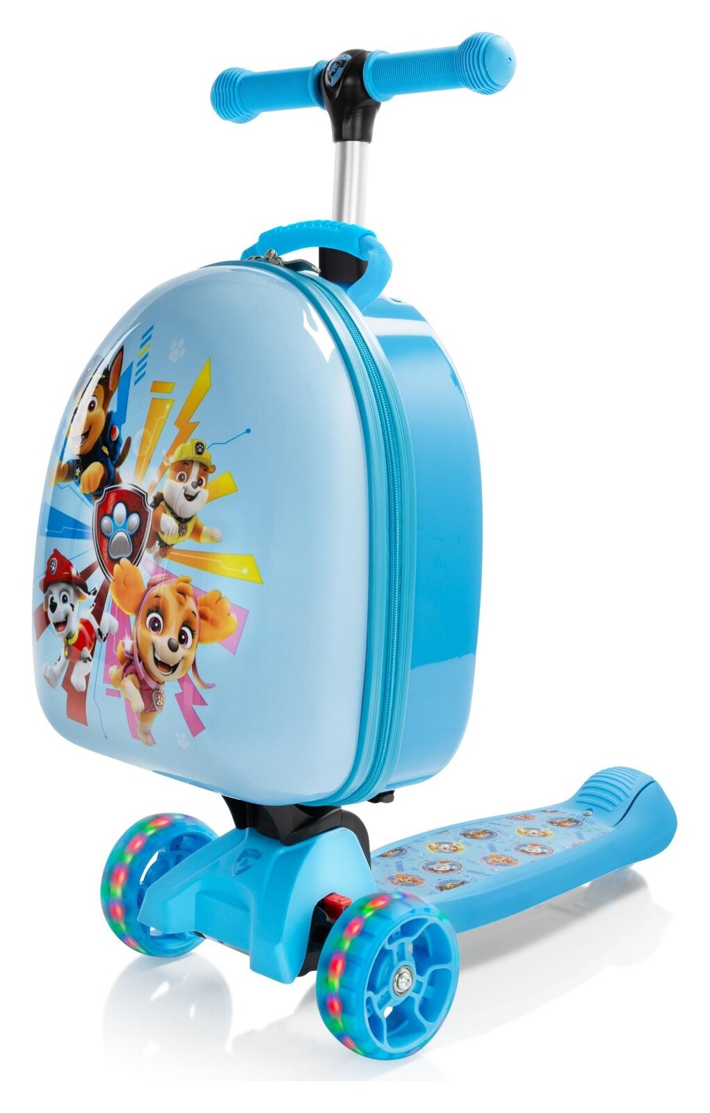 Dětský kufřík na kolečkách Heys Turbo Tots Scooter Paw Patrol Blue