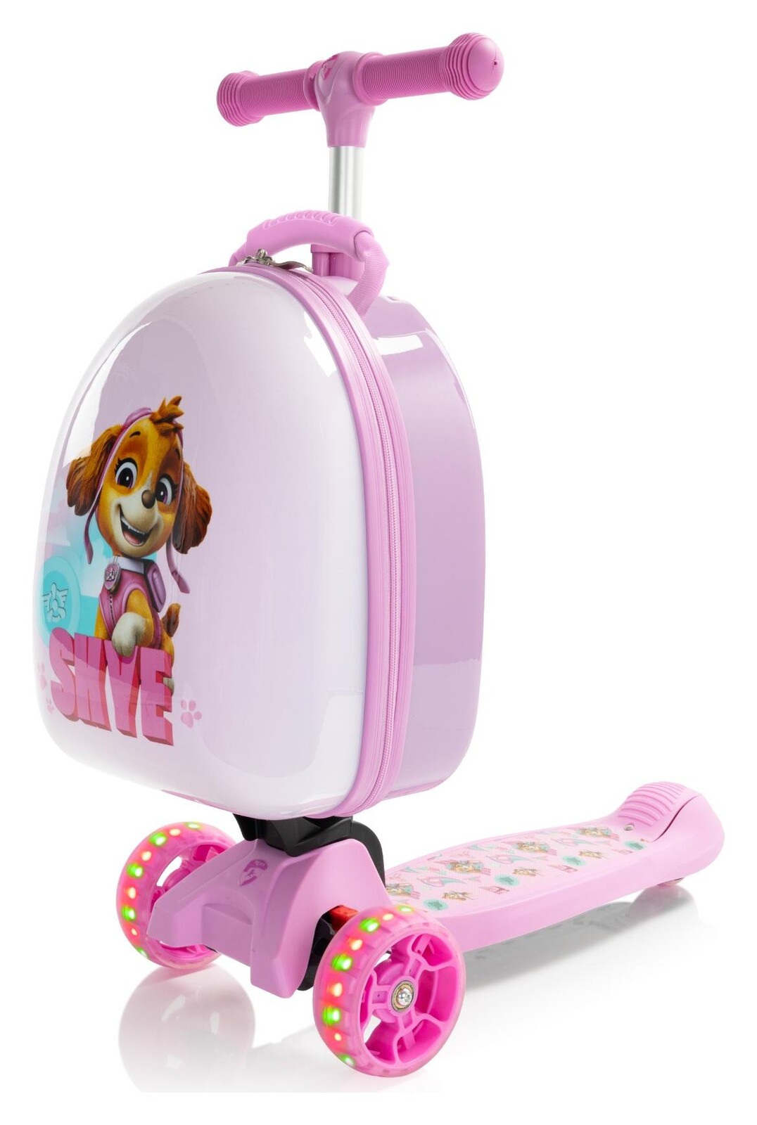 Dětský kufřík na kolečkách Heys Turbo Tots Scooter Paw Patrol Pink