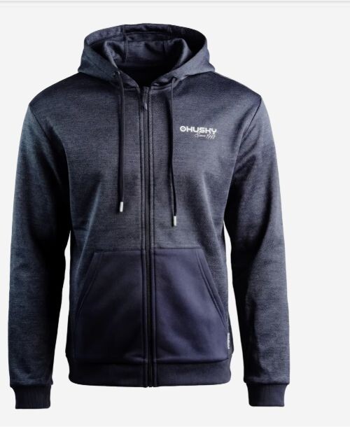 Husky Pánská mikina s kapucí Asta M dark blue Velikost: L