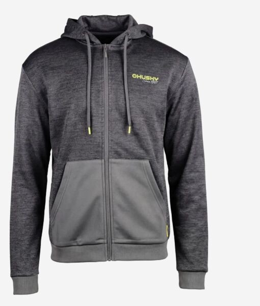 Husky Pánská mikina s kapucí Asta M dark grey Velikost: L