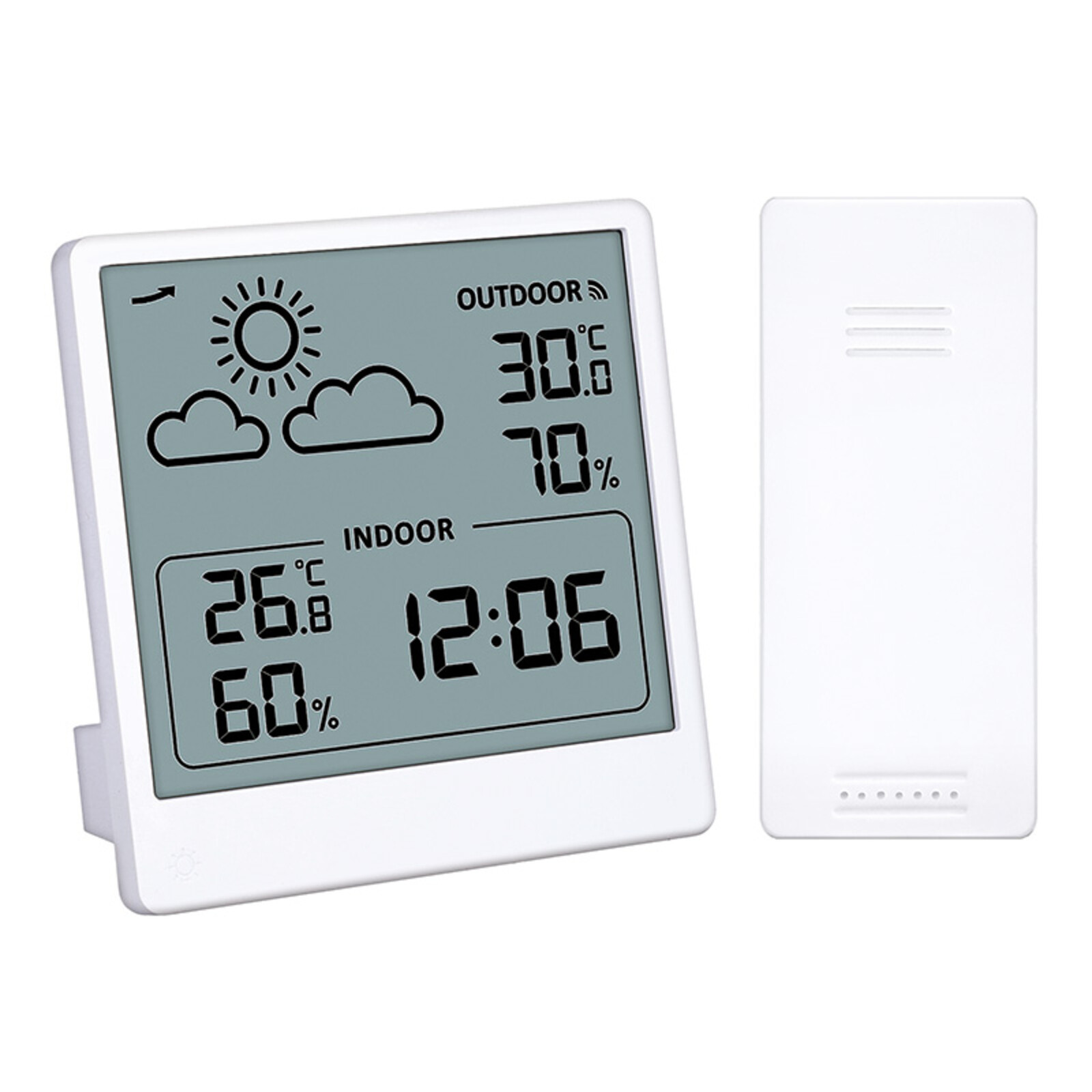 Solight teploměr, barva bíiá TE48W