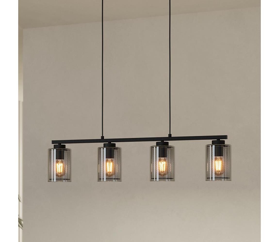 Eglo 99707 - Lustr na lanku ZOCABON 4xE27/40W/230V 99707