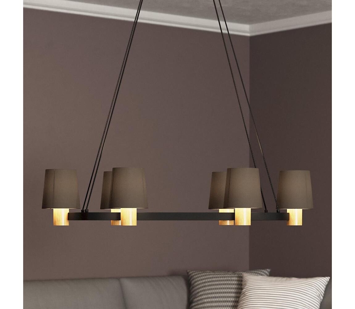 Eglo 43782 - Lustr na lanku EDALE 6xE27/40W/230V 43782