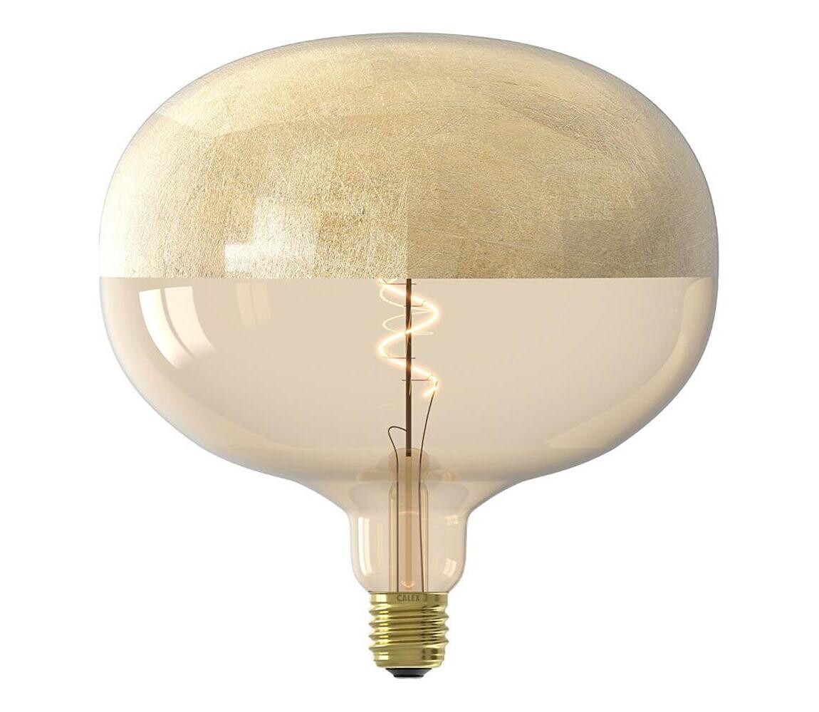 LED Stmívatelná žárovka s vrchlíkem FILAMENT E27/4W/230V 1800K zlatá CRI 90 8712879155843