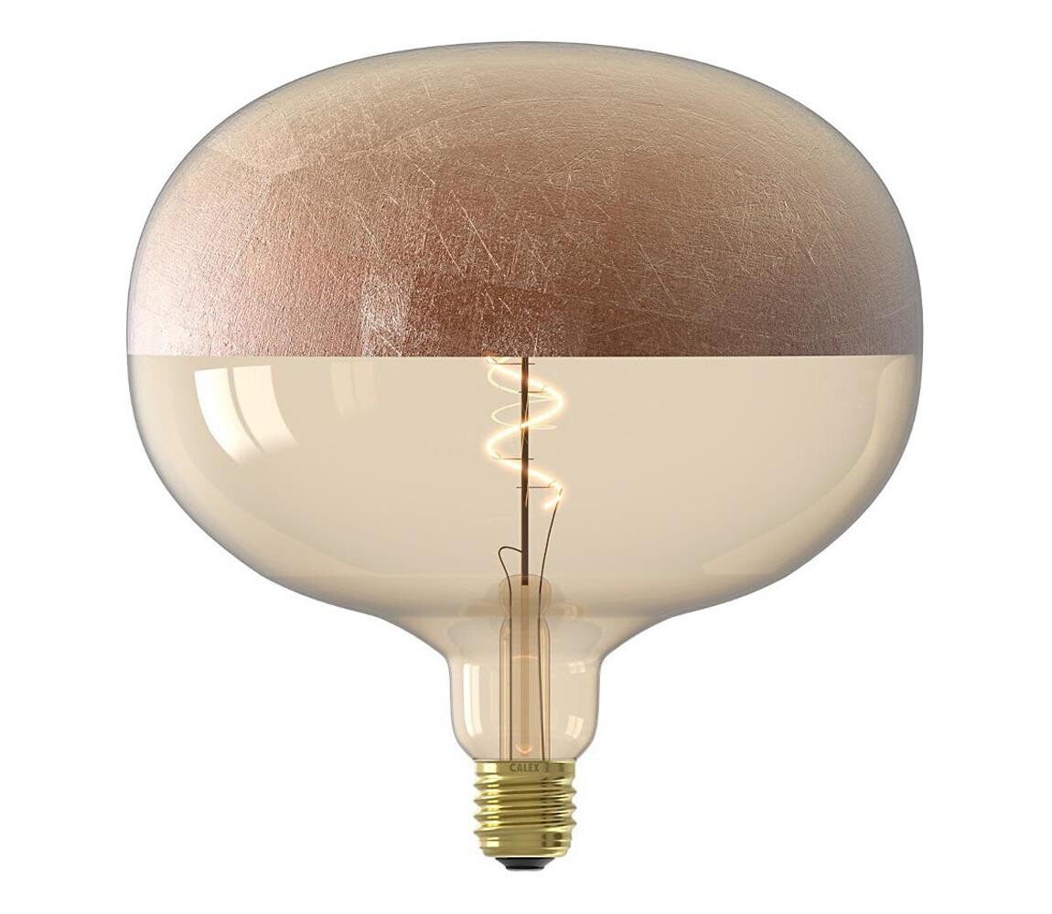 LED Stmívatelná žárovka s vrchlíkem FILAMENT E27/4W/230V 1800K měděná CRI 90 8712879155867
