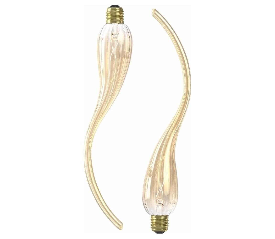 SADA 2x LED Stmívatelná žárovka LAMDA E27/4W/230V 2100K zlatá 8712879141860