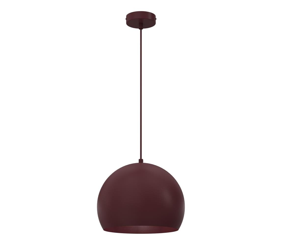Lustr na lanku SOOL 1xE27/15W/230V pr. 27 cm burgundy 1220