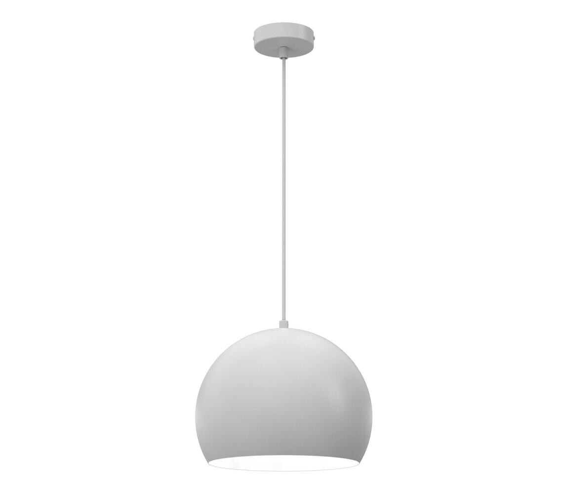Lustr na lanku SOOL 1xE27/15W/230V pr. 27 cm bílá 1244