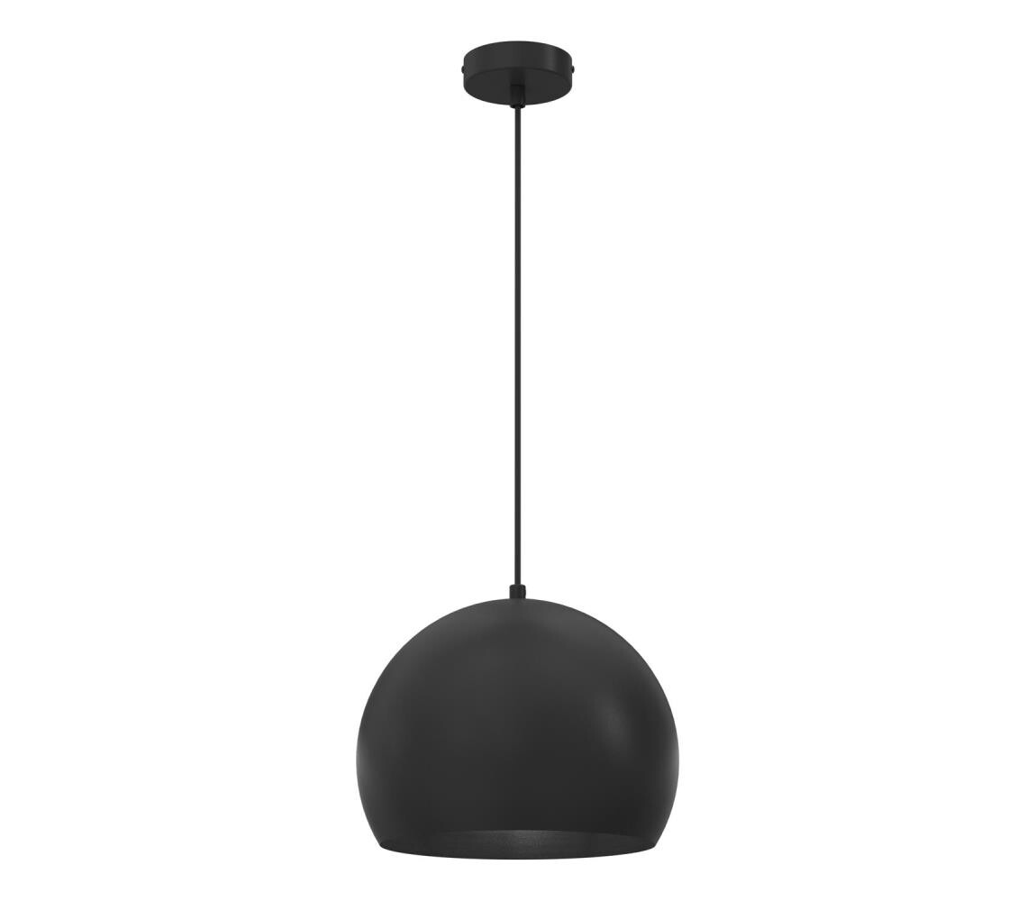 Lustr na lanku SOOL 1xE27/15W/230V pr. 27 cm černá 1241