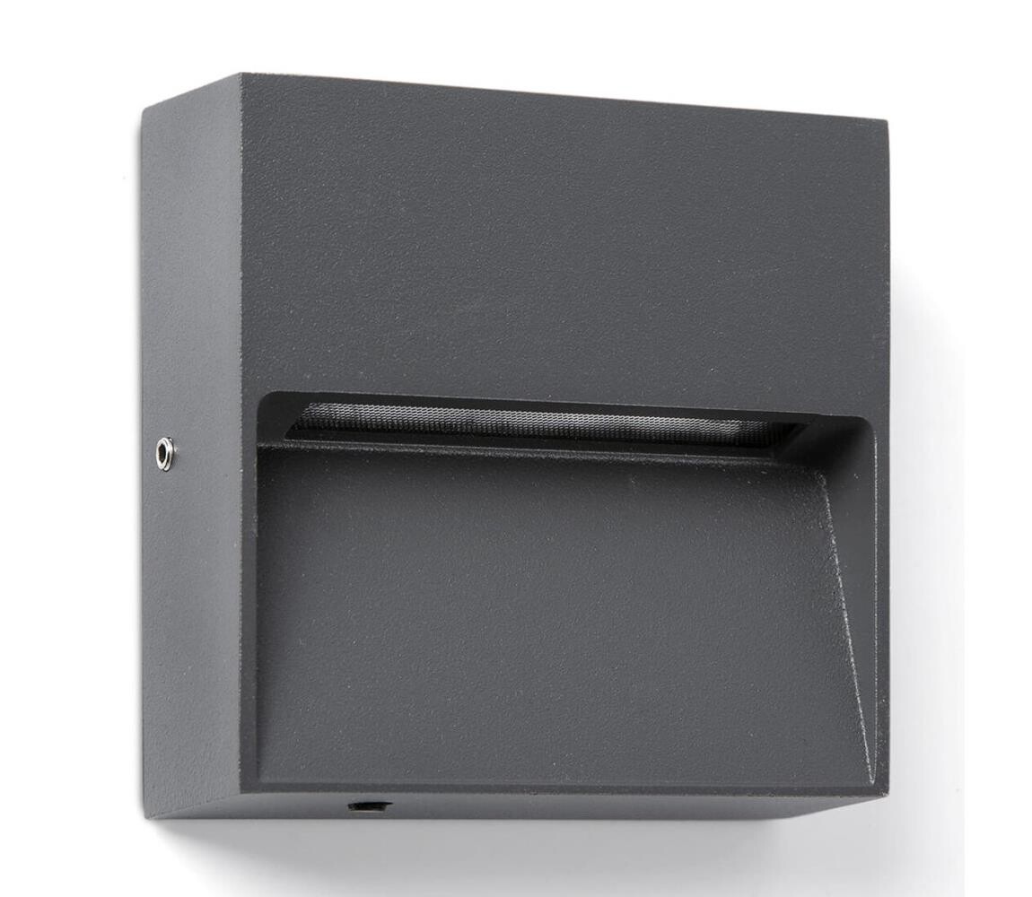 FARO Barcelona FARO 71963- LED Schodišť. svít. DUNE LED/3W/230V 2200/2700/3200/4000K IP65 antr. 71963