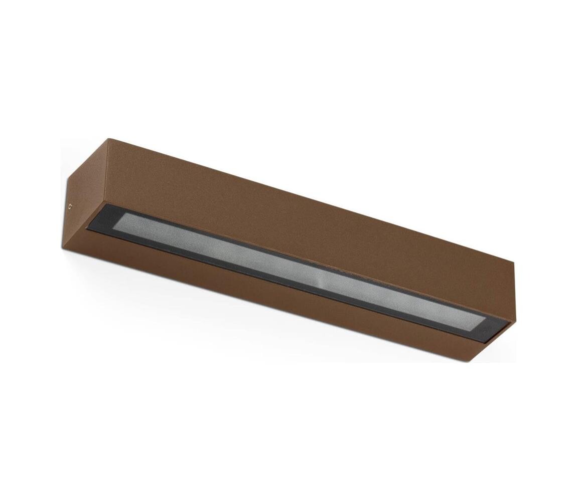 FARO Barcelona FARO 71905 - LED Venkovní nástěnné svítidlo DORO 2xLED/10W/230V IP65 hnědá 71905