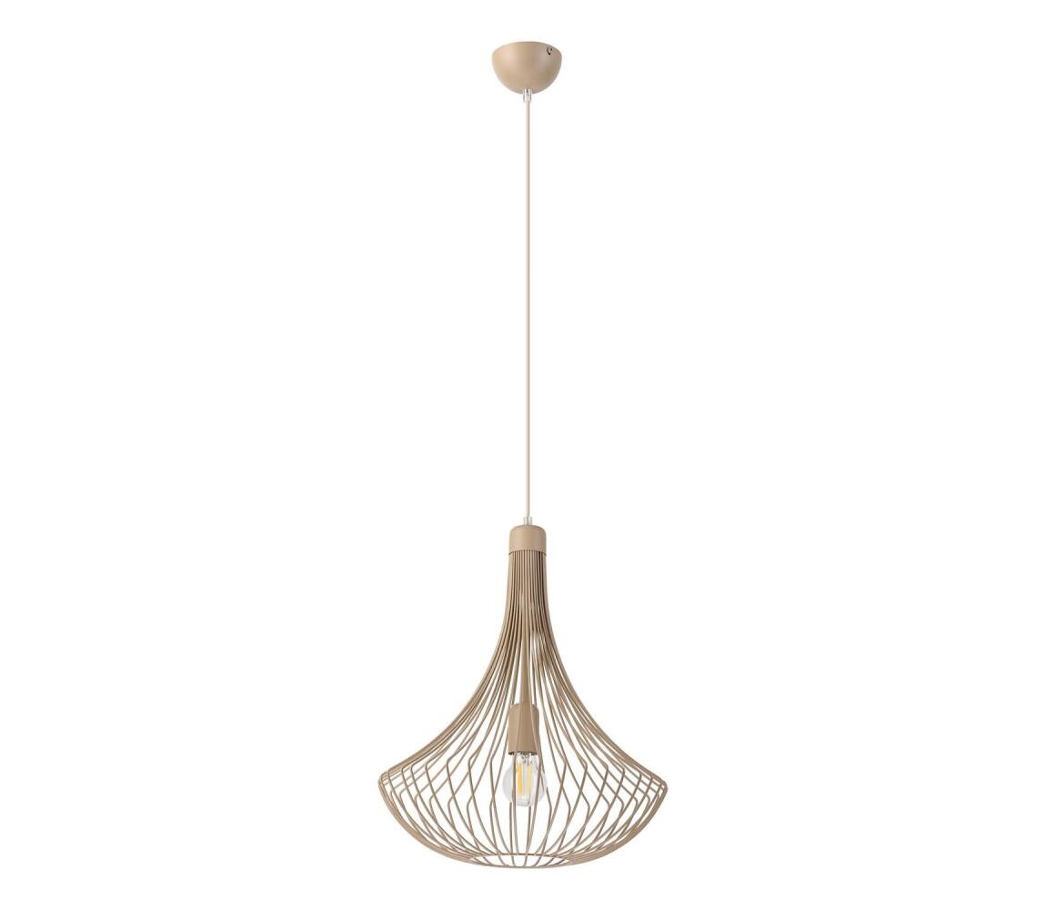 Lustr na lanku BALERINA 1xE27/15W/230V béžová LM-1.1.56/BEŻ