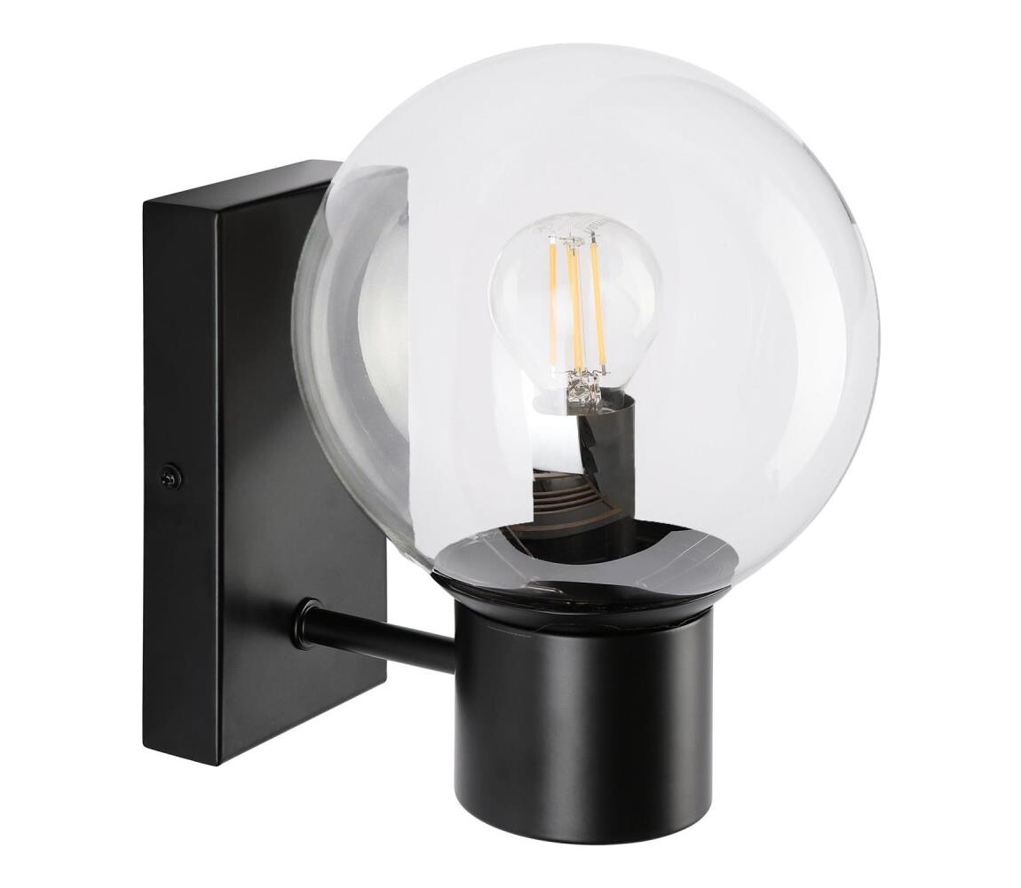 Nástěnná lampa SFERIO 1xE14/5W/230V černá/čirá KM-1.298/CZARNY/TRANSPARENT