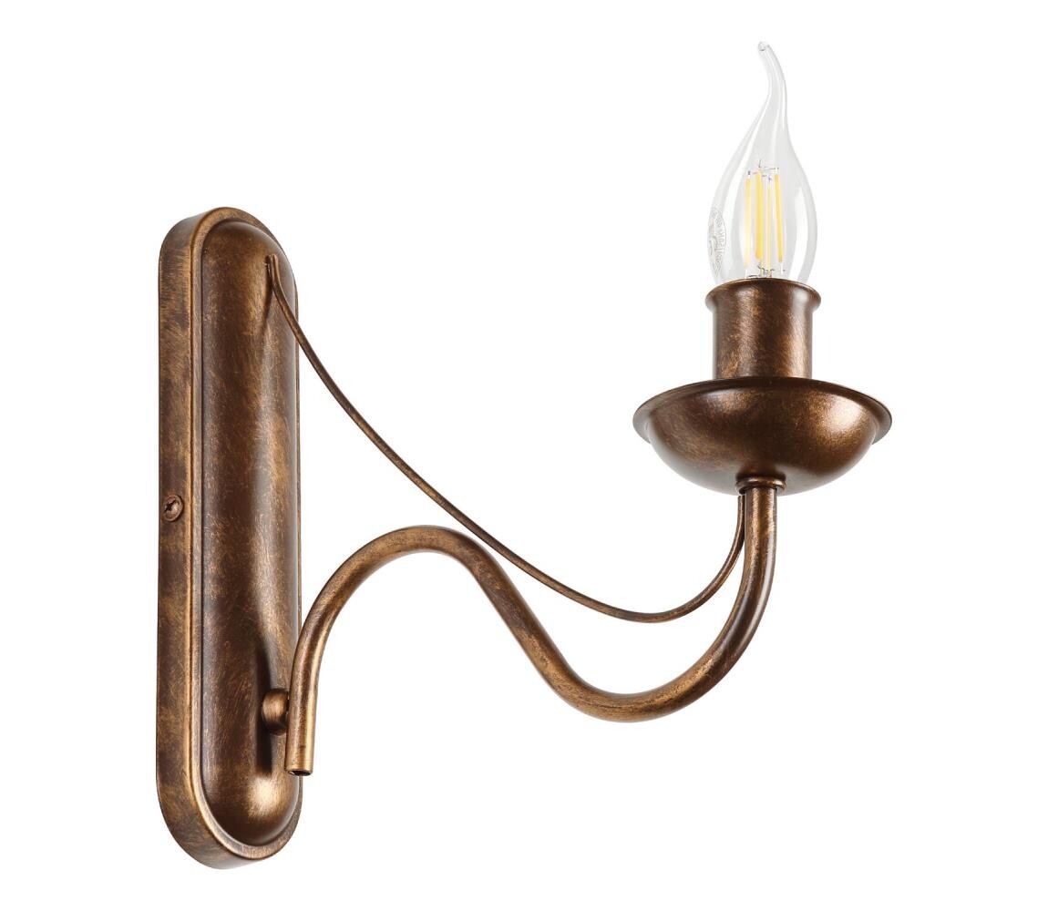 Nástěnná lampa ANTON 1xE14/60W/230V bronzová KM-1.294/BRĄZ