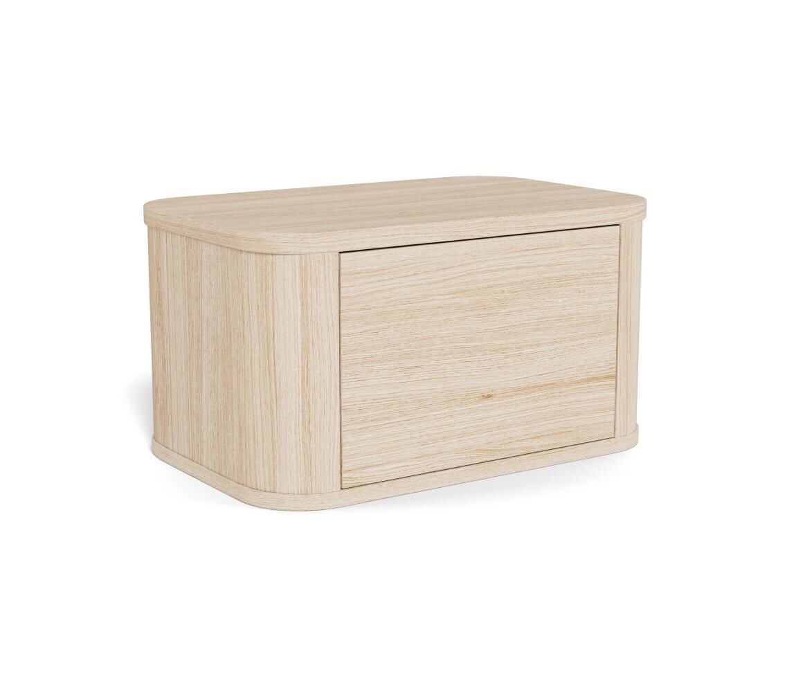 Noční stolek MADERA 46x30 cm bílý dub 0000115188