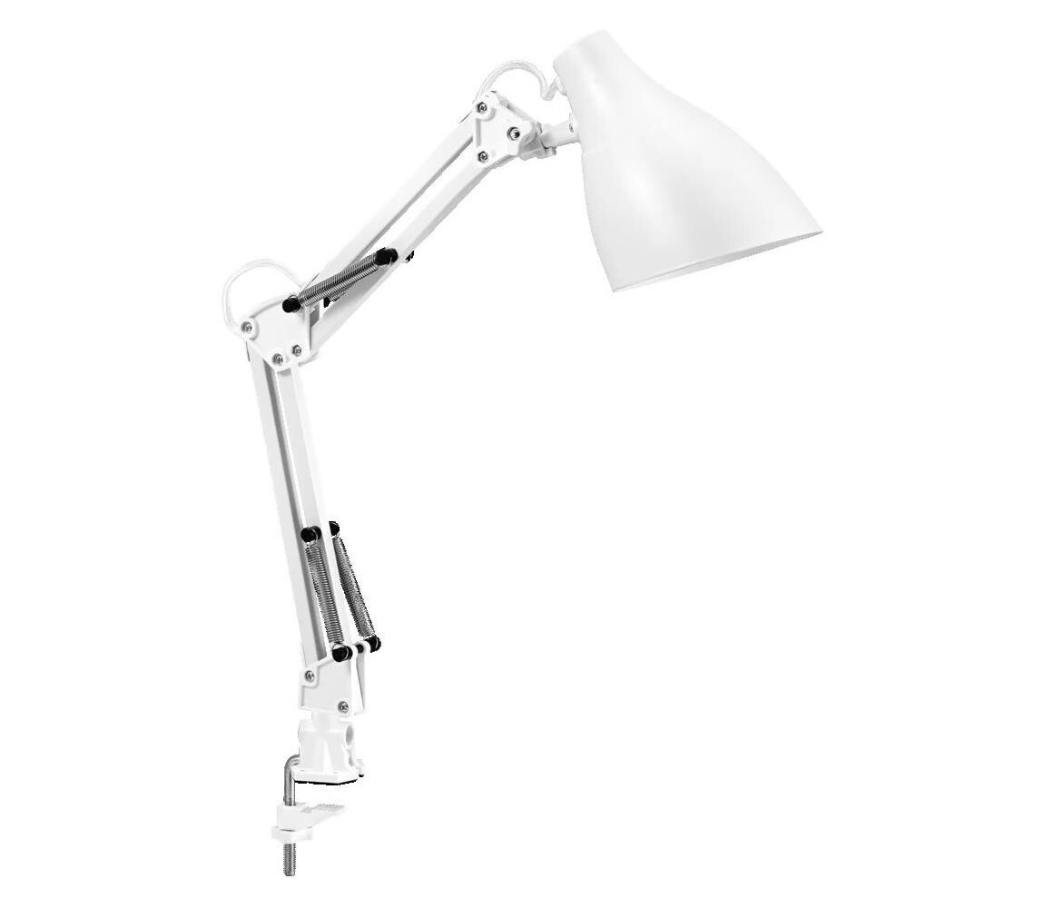 Ledvance - Stolní lampa s klipem PEAR 1xE27/11W/230V bílá 4099854385322