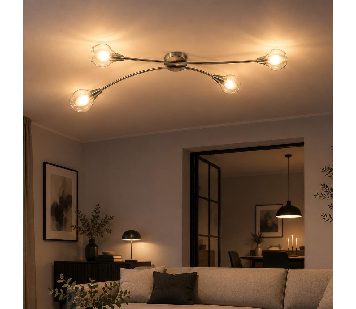 Eglo 32594 - Stropní svítidlo ARNADO 4xG9/33W/230V 32594