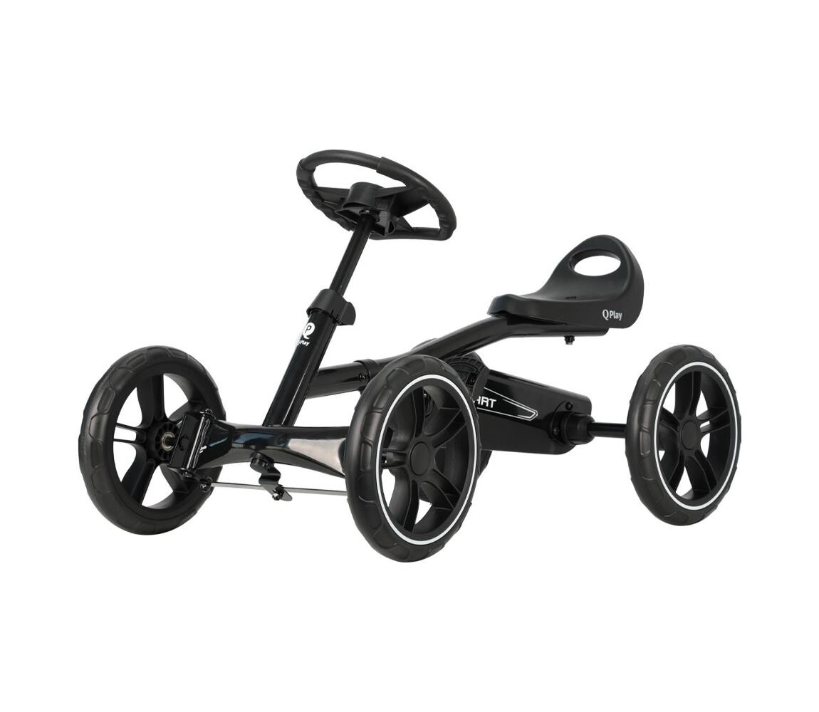 QPlay - Dětská čtyřkolka GO KART černá Go_Kart_Black