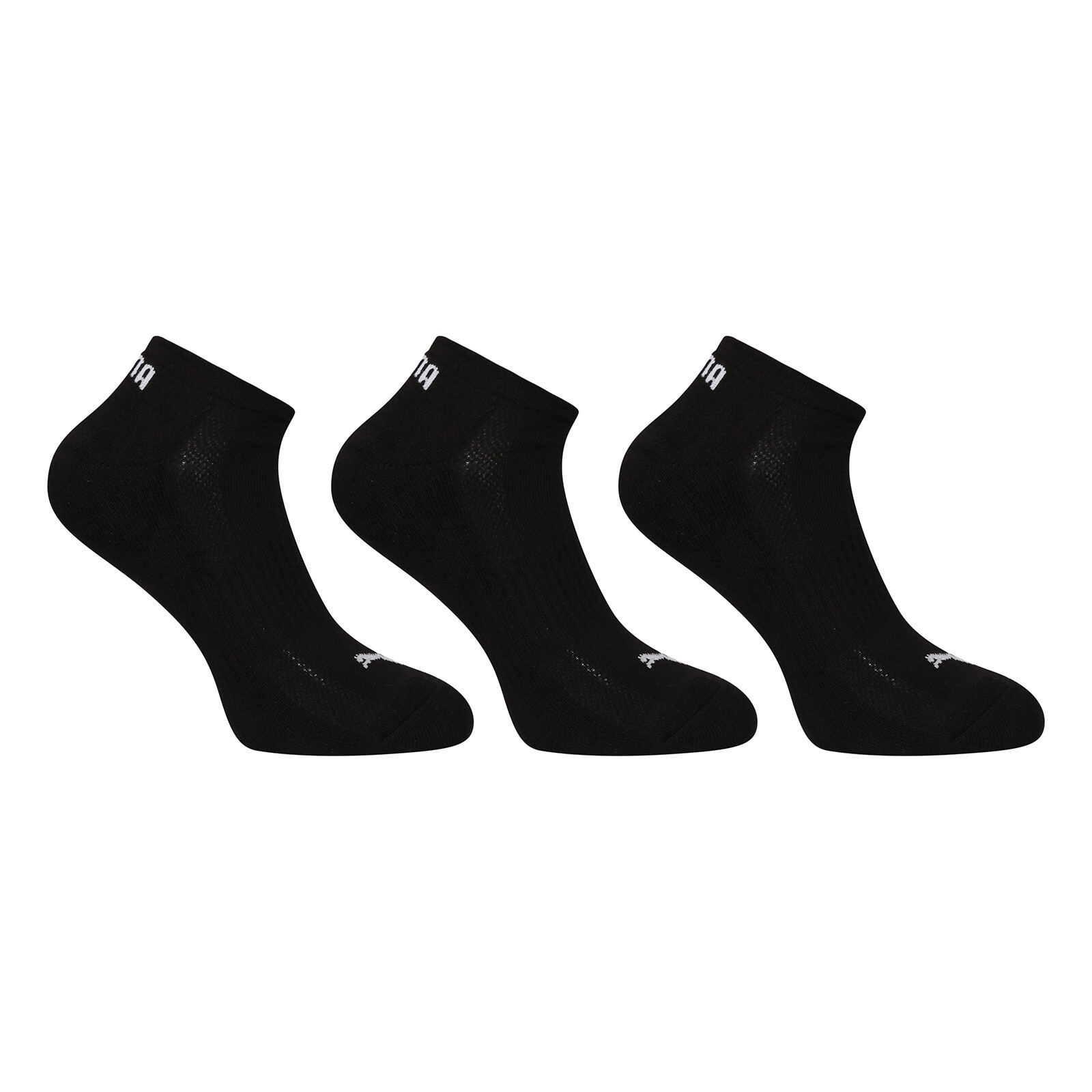3PACK ponožky Puma nízké černé (701231276 001) L