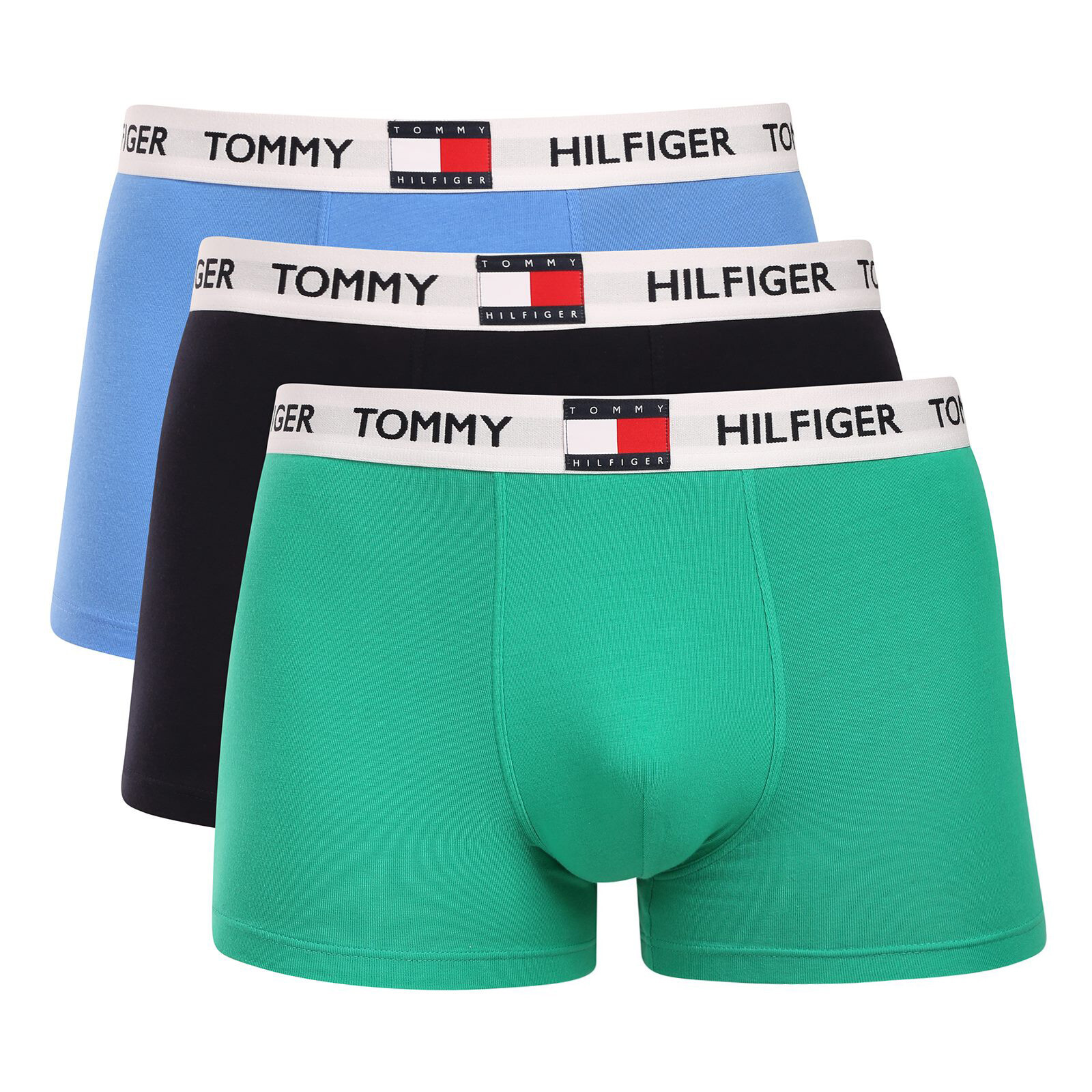 3PACK pánské boxerky Tommy Hilfiger vícebarevné (UM0UM03835 0WB) XL, trenky / trenýrky