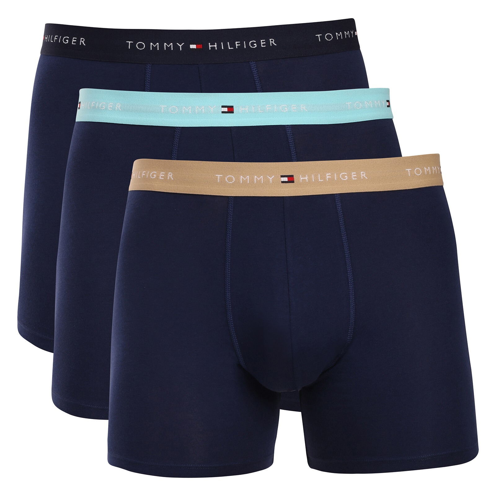 3PACK pánské boxerky Tommy Hilfiger tmavě modré (UM0UM03874 0YW) XXL, trenky / trenýrky