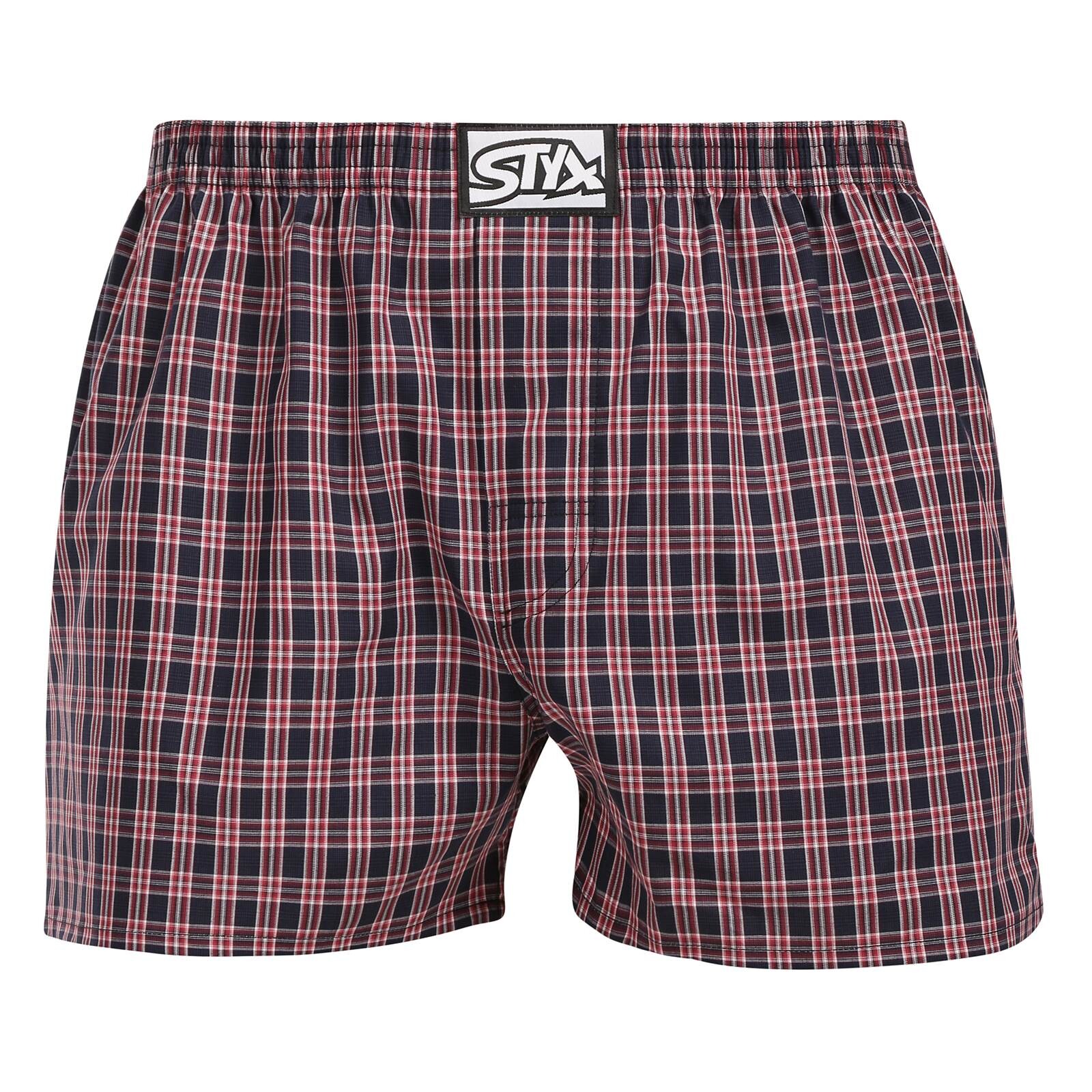 Pánské trenky Styx klasická guma vícebarevné (A303) M, trenýrky