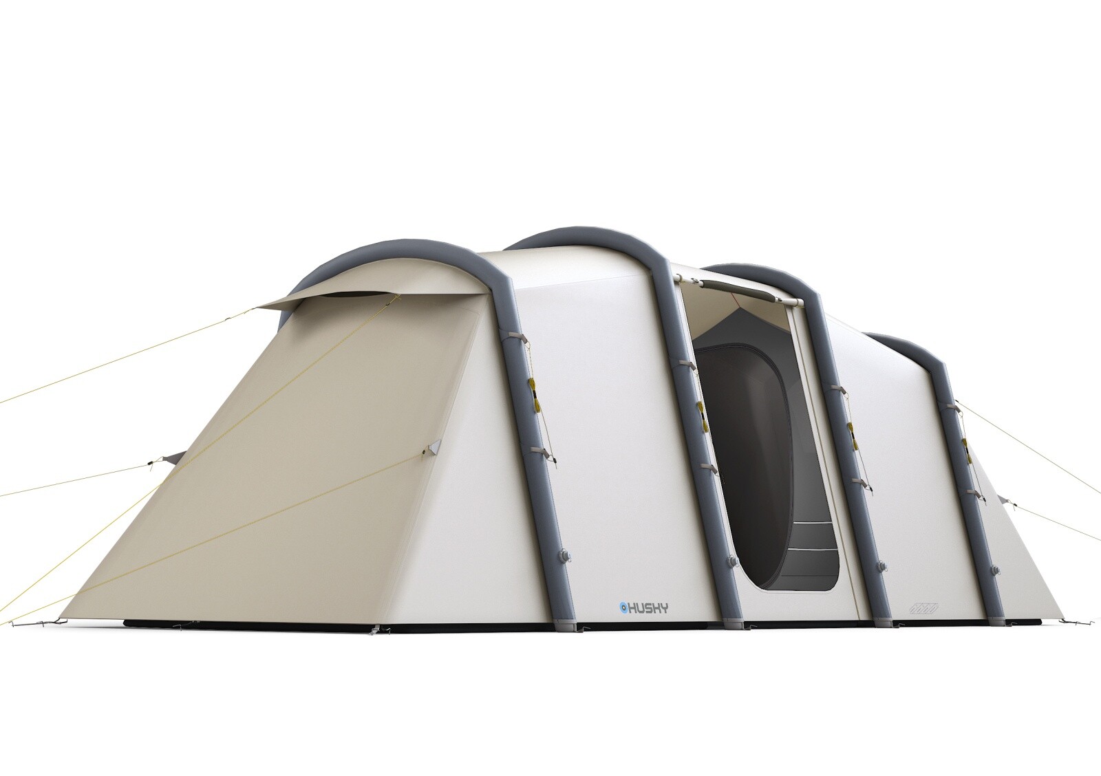 Husky Air Resort 6 beige Rodinný nafukovací stan pro 6 osoby