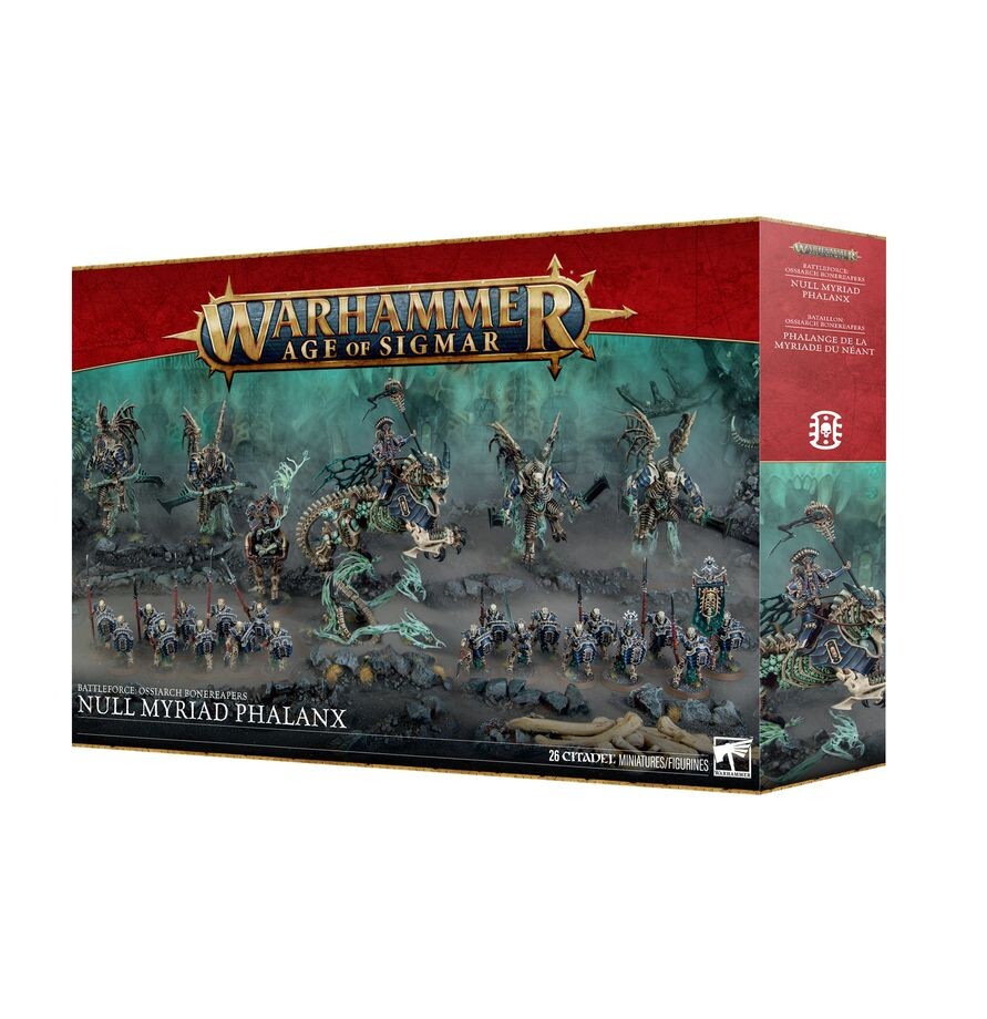 Games Workshop Age of Sigmar: Battleforce: Ossiarch Bonereapers – Null Myriad Phalanx