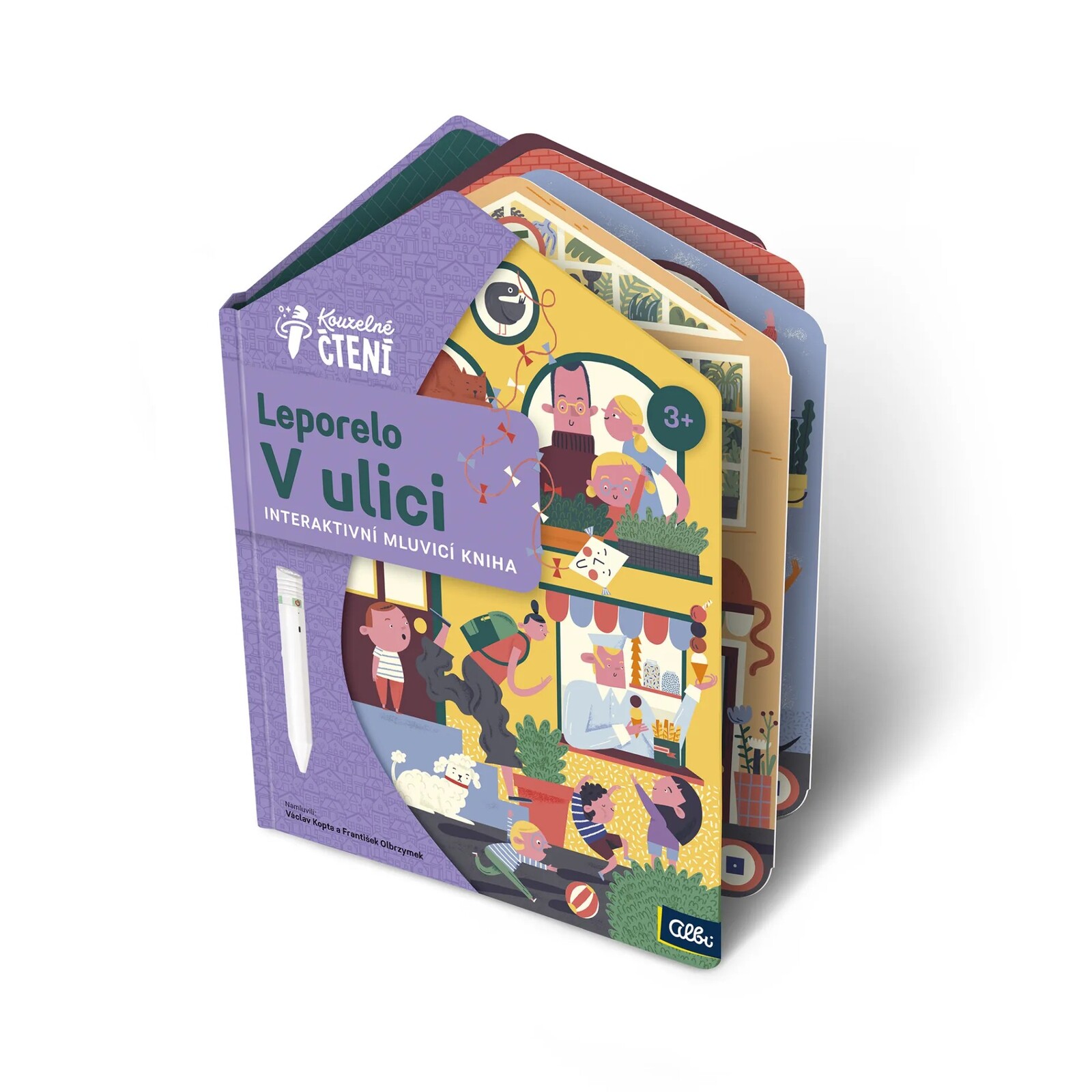 Albi Kniha Leporelo V ulici (Kouzelné čtení)