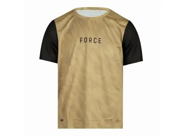 Force MTB Rules pánský dres krátký rukáv béžová vel. M