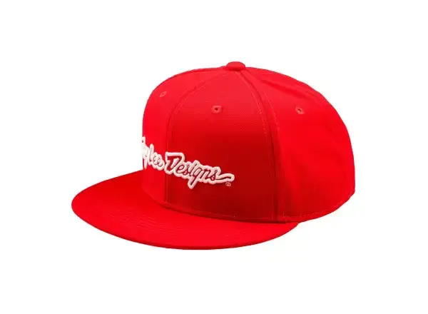 Troy Lee Designs Flat Bill Kšiltovka Signature Team Red vel. Uni.