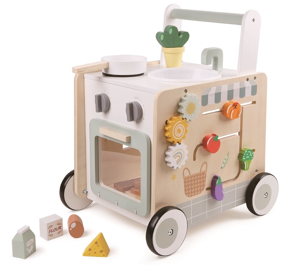 2Kids Toys Dřevěné chodítko Kuchyňka