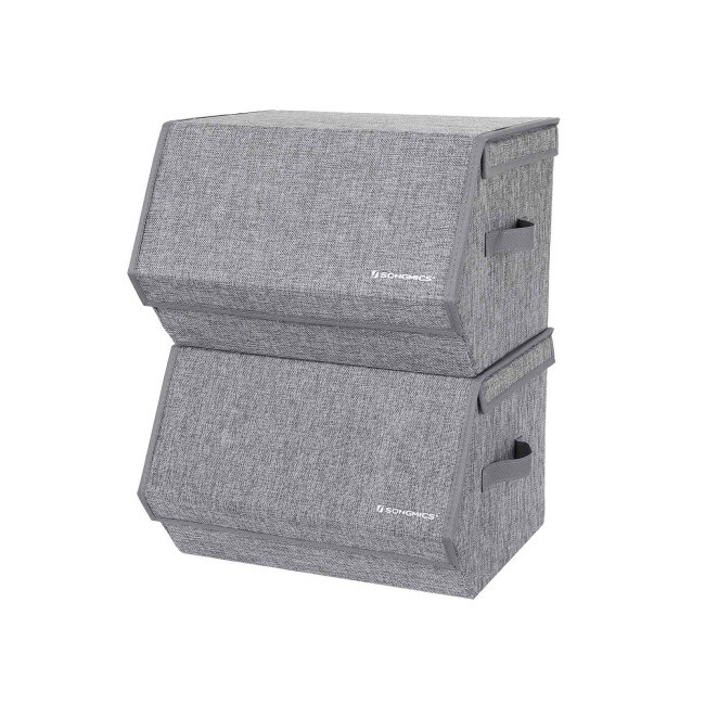 Set stohovatelných boxů RLB02GY (2 ks)