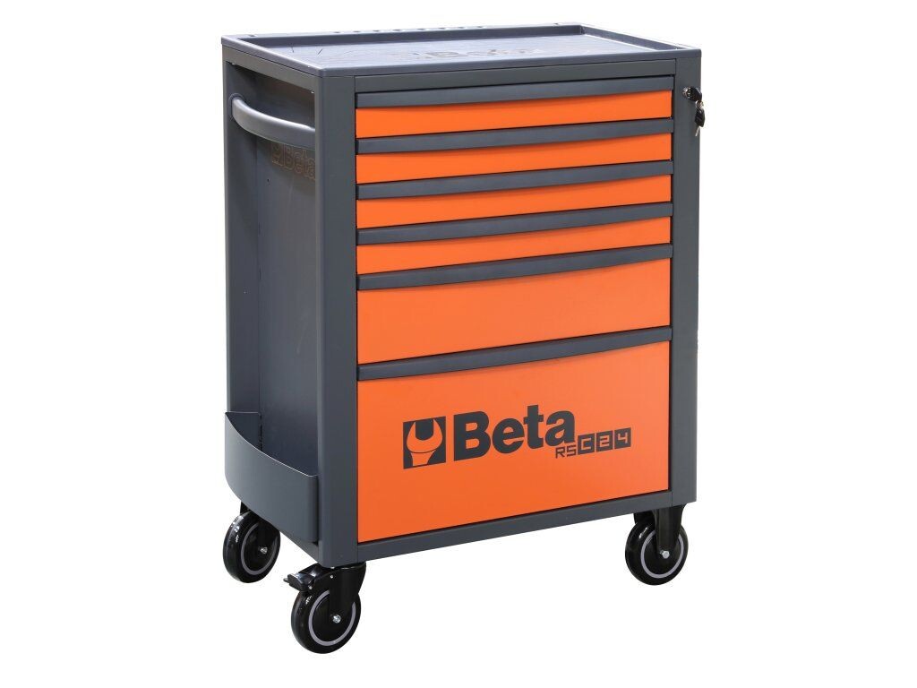 Beta tools Vozík na nářadí se 6 zásuvkami, oranžový/antracitově šedý, 2400/rsc24/6-o