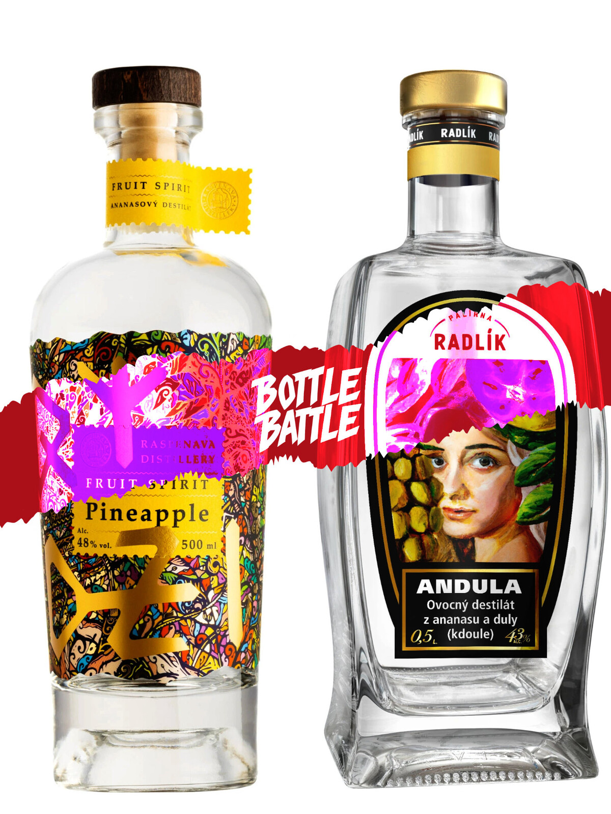 Lihovarek.cz  Bottle Battle #21 Radlík Andula vs. Raspenava Ananasovice